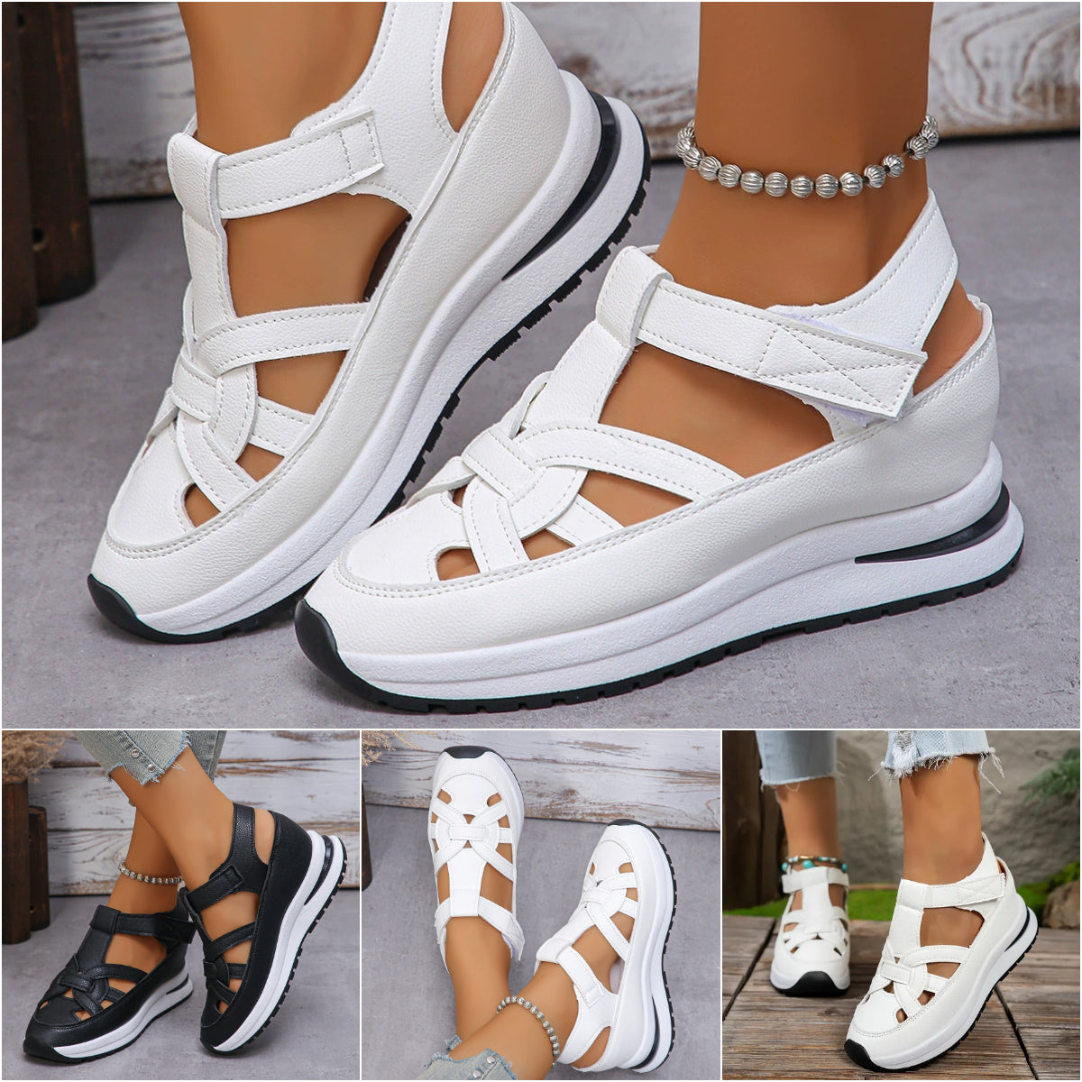 👡  【35-43】2026 Új, vastag talpú, hétköznapi szandálok