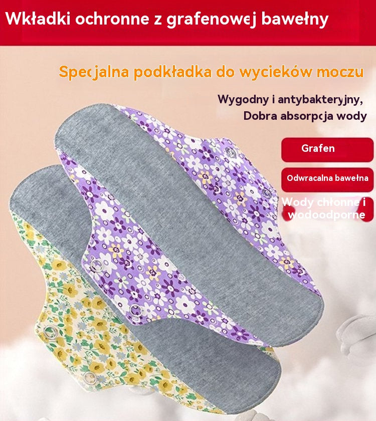 【10 sztuk】 🍃Zmywalna podkładka antybakteryjna wykonana z bawełny grafenowej