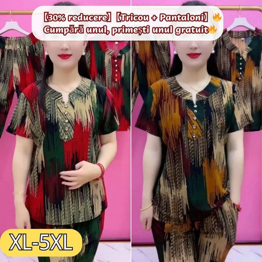 【Koszula + Spodnie】🔥（S-5XL）Swobodny letni garnitur