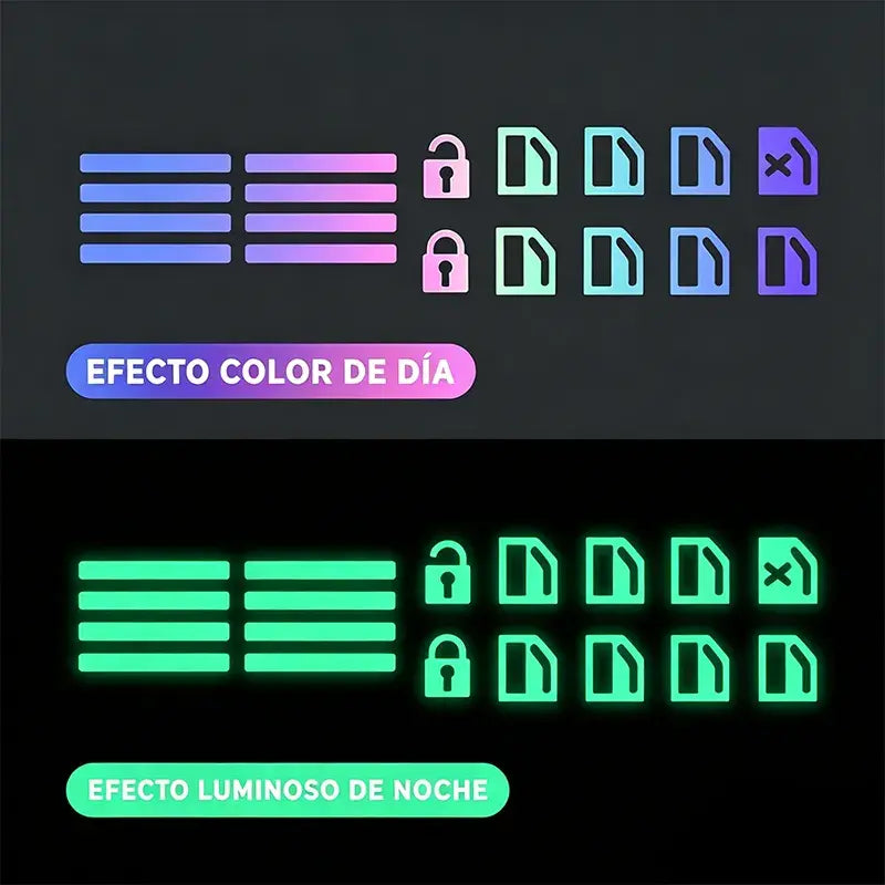 🚗 Fluorescentne nalepke za gumbe v avtomobilu | Hitro poiščite kontrolne gumbe tudi ponoči