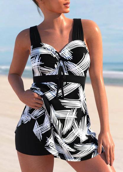 🏖️【Sleva 50 %😍】【S-4XL】Nové dámské plus size zeštíhlující plavky s potiskem 2026, rychleschnoucí a prodyšné