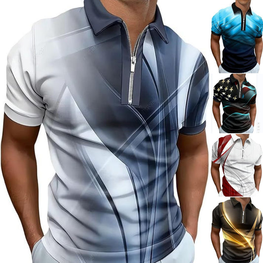 【S-6XL】😎Nové pánske polo tričko s krátkym rukávom 2024 