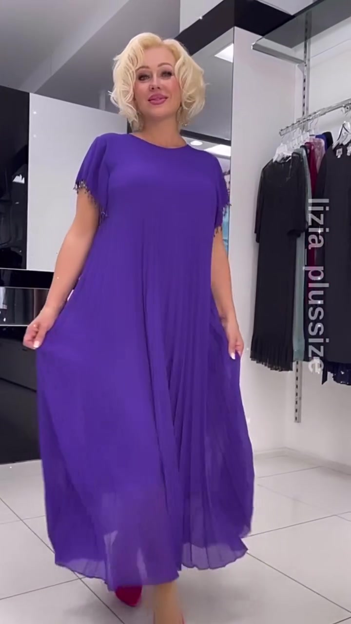 【🔥🏆Najlepiej sprzedające się produkty】 👗【S-5X2024 Nowa, wysokiej jakości elegancka sukienka z szyfonu