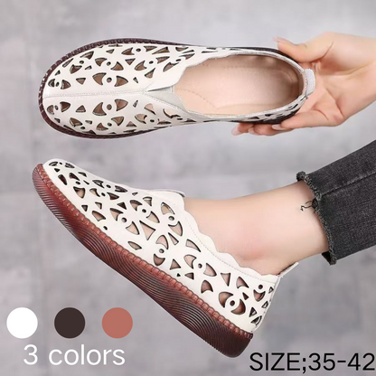 🔥【35-42】👡Dámske retro priedušné topánky s okrúhlou špičkou