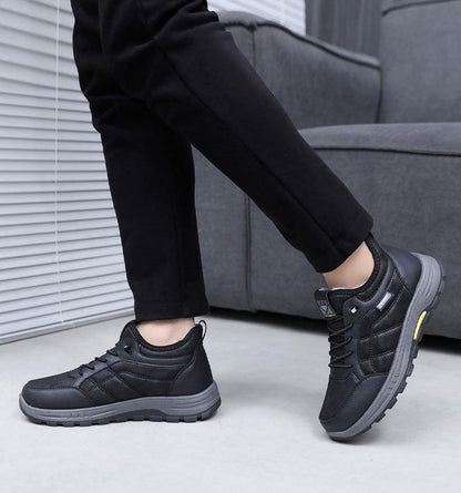 🔥🔥 【39-44】Botas cálidas de algodón para hombre, forro polar grueso, suela suave antideslizante