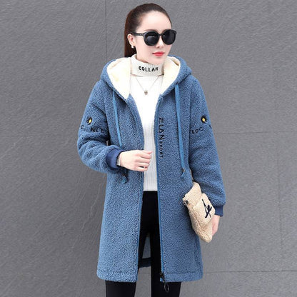🌺【M-4XL】Nová zimná sherpa bunda a zamatová a zosilnená bavlnená bunda 