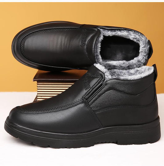 【38-48】Nové pánske zimné snehové topánky, zosilnené zamatom a teplé