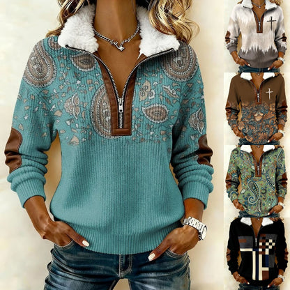 Niespodzianka limitowana czasowo: 50% zniżki! 🔥🔥 【S-3XL】Bluza z wysokiej jakości materiału z polarową podszewką, luźna i wygodna.