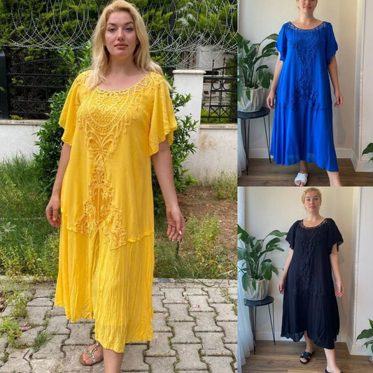 🔥❤️【S-5XL】Nowa sukienka 2025, plus size, na co dzień wygodna