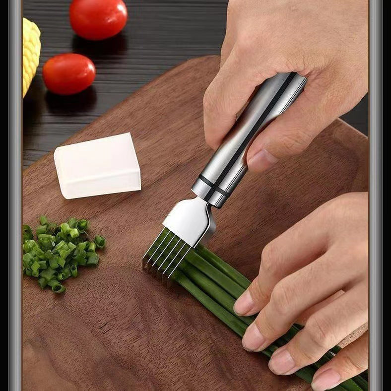 🔥Compra uno y llévate otro gratis🔥 Rebanador multifuncional de acero inoxidable | Rebanador | Cortador de verduras y cebollas | Herramientas de cocina