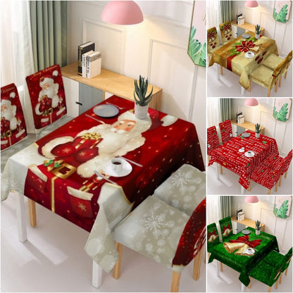 🎄【Oferta ograniczona czasowo】Obrus z nadrukiem świątecznym⛄