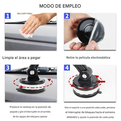 🔥【Compre 1 y obtenga 1 gratis】🚗Soporte para teléfono para automóvil multifuncional, ¡puede soportar hasta 5 kg!