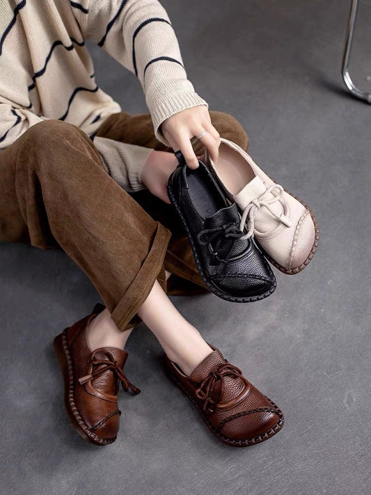 👟【35-40】Wysokiej jakości ręcznie robione buty wykonane z miękkiej skóry, które można nosić przez cały rok.