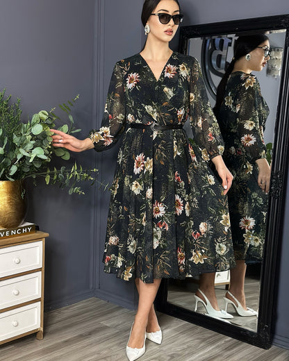 🔥【Najlepsza wyprzedaż】👗Nowa modna sukienka, klasyczny design, elegancka i prosta
