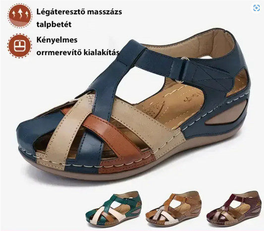 【35-43】🩰Dámske sandále na platforme z mäkkej kože s výrezmi 