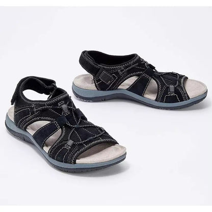👡【35-44】 Légáteresztő retro divatos alkalmi, légáteresztő strandszandál