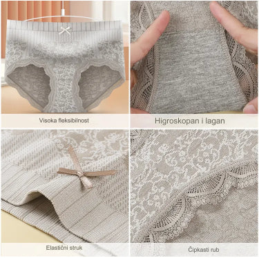 🔥【Kúpte 8 a získajte 8 zadarmo】🔥Akcia na posledný deň so zľavou49%🔥Dámske antibakteriálne nohavičky s vysokým pásom odvádzajúce vlhkosť