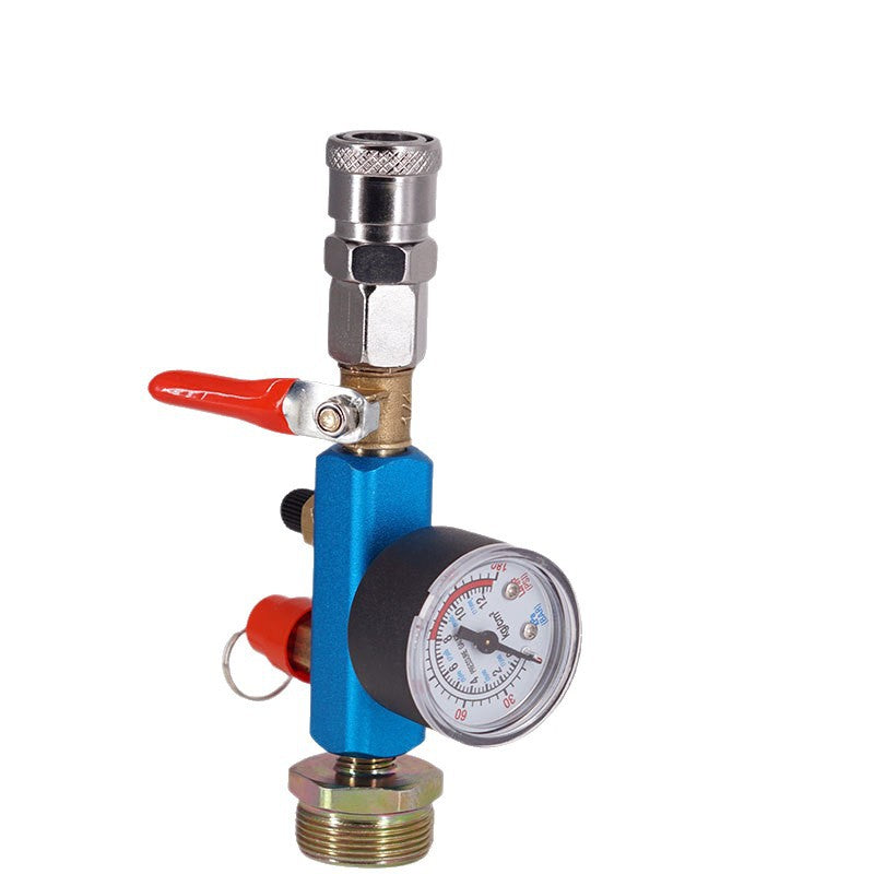 【Kup 1, a otrzymasz 1 gratis】👍👍Ta domowej roboty butelka na gaśnicę została przekształcona w butlę z gazem do użytku na dużych wysokościach, idealną na kemping i pikniki, i jest wyposażona w dmuchany zawór.