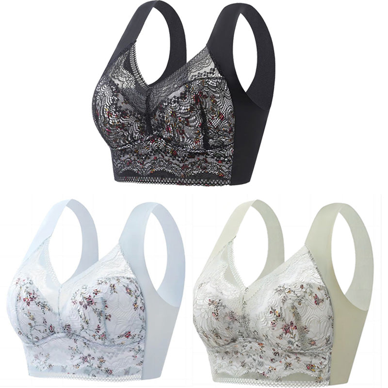 🔥【Kup 3, otrzymaj 3 gratis】💕🎁Biustonosz Ice Silk Ultra-cienki, oddychający, regulowany [40 kg-100 kg]