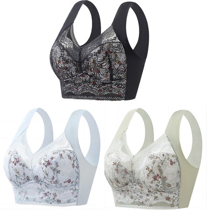 🔥【Kup 3, otrzymaj 3 gratis】💕🎁Biustonosz Ice Silk Ultra-cienki, oddychający, regulowany [40 kg-100 kg]