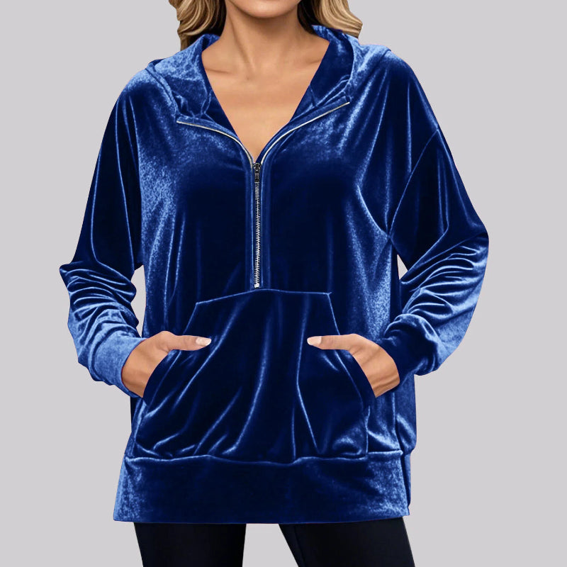 ✨【S-2XL】✨Bluzka z aksamitu 2026 | Długi rękaw | Swobodny i uniwersalny styl✨