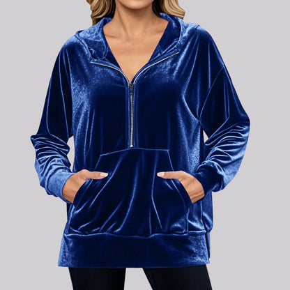 ✨【S-2XL】✨Bluzka z aksamitu 2026 | Długi rękaw | Swobodny i uniwersalny styl✨