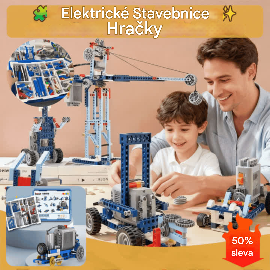 🤖🎨【Limitovaná sleva 50 %】Dětská stavebnice s mechanickými ozubenými koly, vysoká kompatibilita a mnoho možností hry.