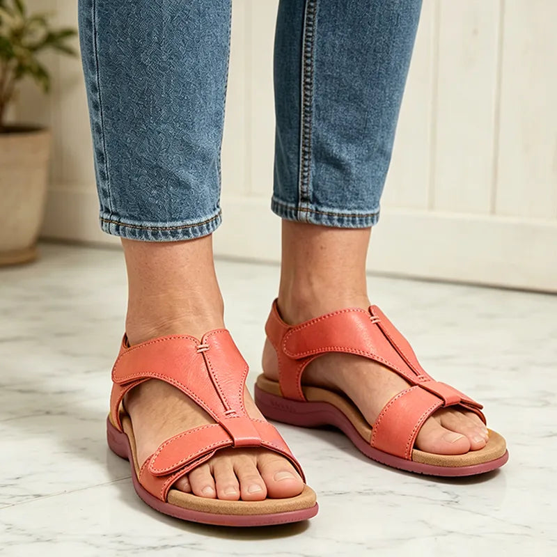 ✨Poslední den slevy 50 %! 【36-43】Letní sandály s měkkou podrážkou a oporou klenby, ležérní a pohodlné