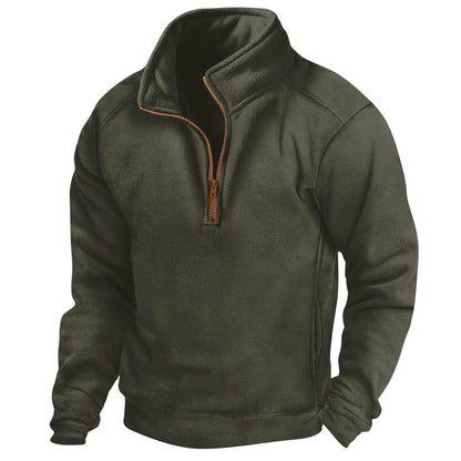 【S-3XL】Esta nueva sudadera cálida con forro polar para hombre es elegante y perfecta para otoño e invierno.