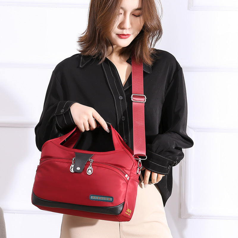 👜【50% kedvezmény】Divatos női könnyű, lezser Oxford szövet kézitáska nagy kapacitással, 💧Vízálló, ✅Tökéletes utazáshoz és vásárláshoz, ✅Többféle hordozási lehetőség: kézitáska, válltáska, oldaltáska