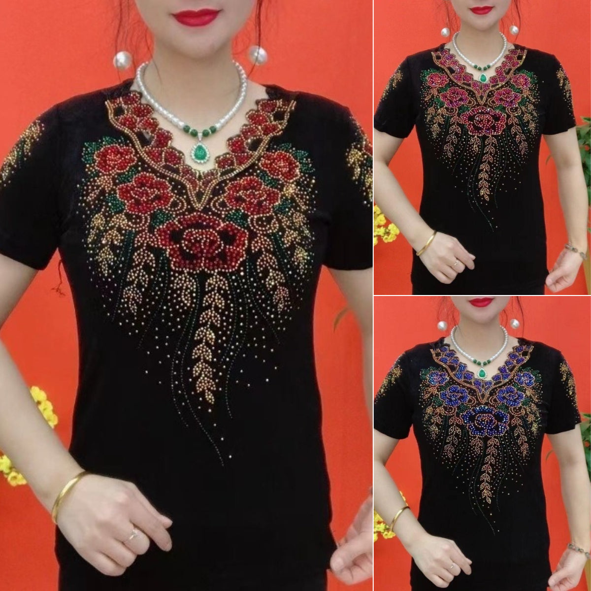🔥【M-5XL】👚Koszulka z krótkim rękawem na lato 2025