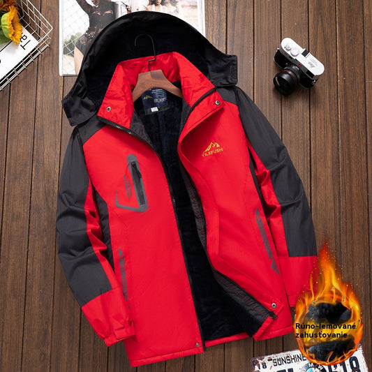 ❄️🧥【2XL-6XL】Pánsky zimný kabát, zosilnená flísová podšívka, vetruodolný, dažďuodolný a teplý.