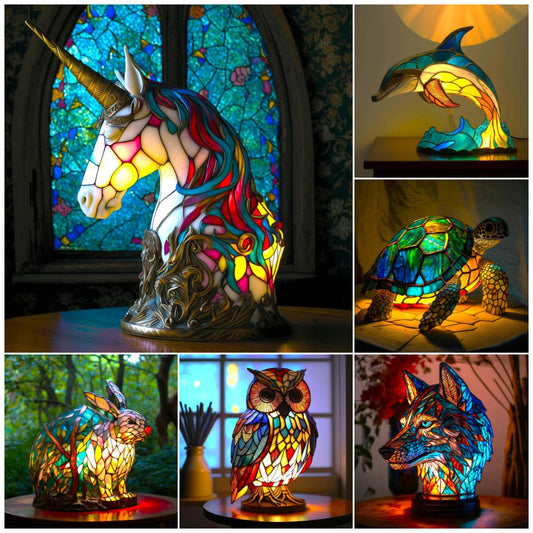 【30%OFF】💥Seria lamp stołowych z motywem zwierzęcym