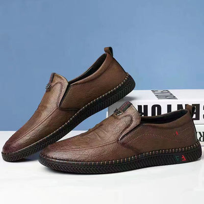 [38-44]👞Kožené mäkké topánky pre starších mužov｜Priedušné a pohodlné｜Chôdza bez únavy