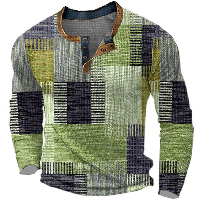 🔥🔥Nova moška polo majica z dolgimi rokavi velike velikosti【S-4XL】
