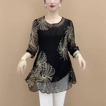 ✨【S-5XL】Top tricou din dantelă de vară 2025