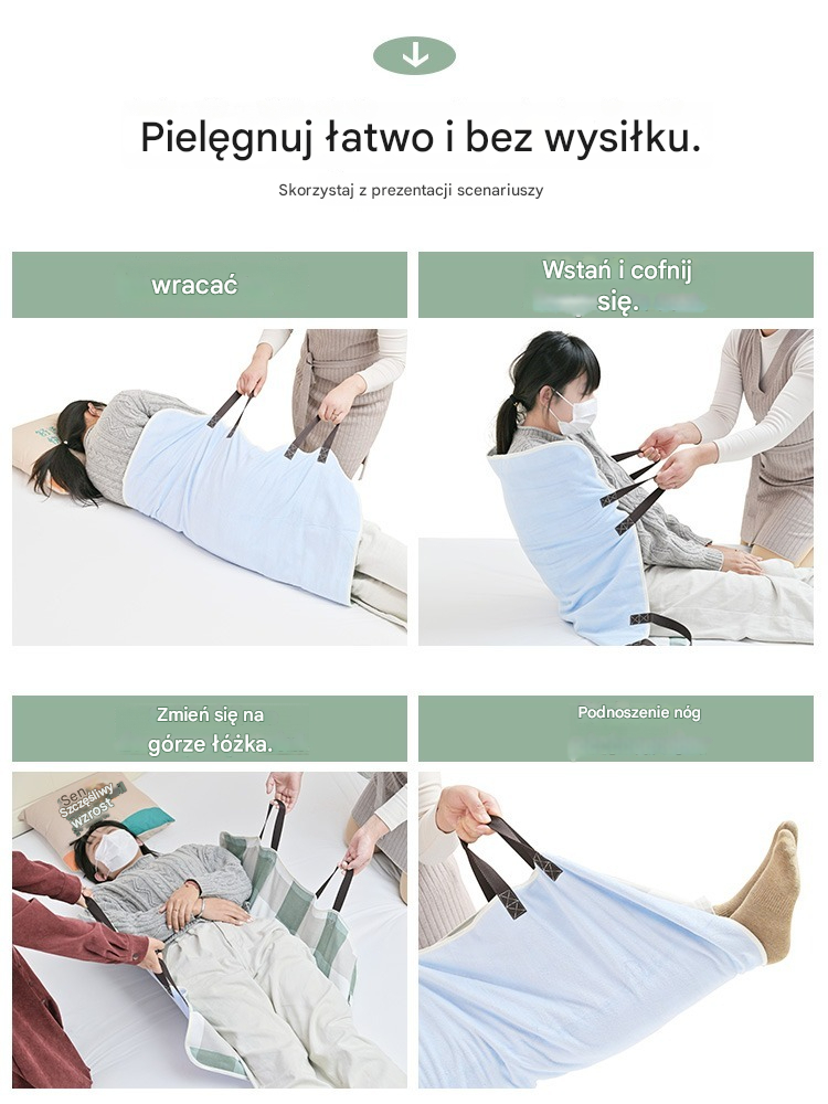 【45% OFF】🛌Poduszka wspomagająca obracanie dla osób starszych，Wodoodporna i zapobiegająca wyciekaniu podkładka laktacyjna