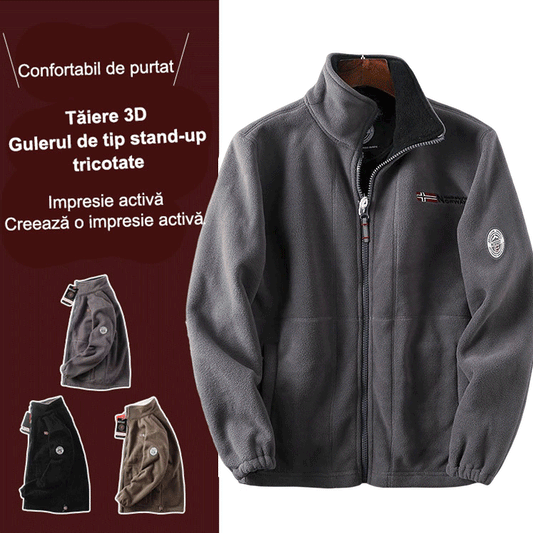 ❄️🧥【S-3XL】Kurtka Zimowa Męska Dwustronna, Ciepła, Luźna, z Bawełny/Wełny, Idealna na Chłodne Dni