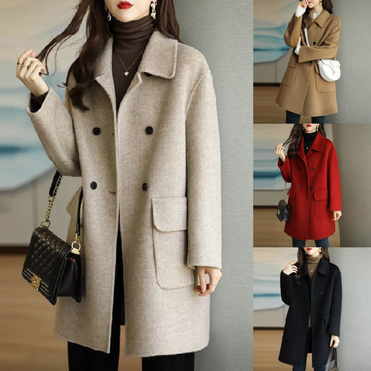 💖【M–2XL】Nowa jesienno-zimowa kurtka, wygodna i ciepła, modna i łatwa do łączenia