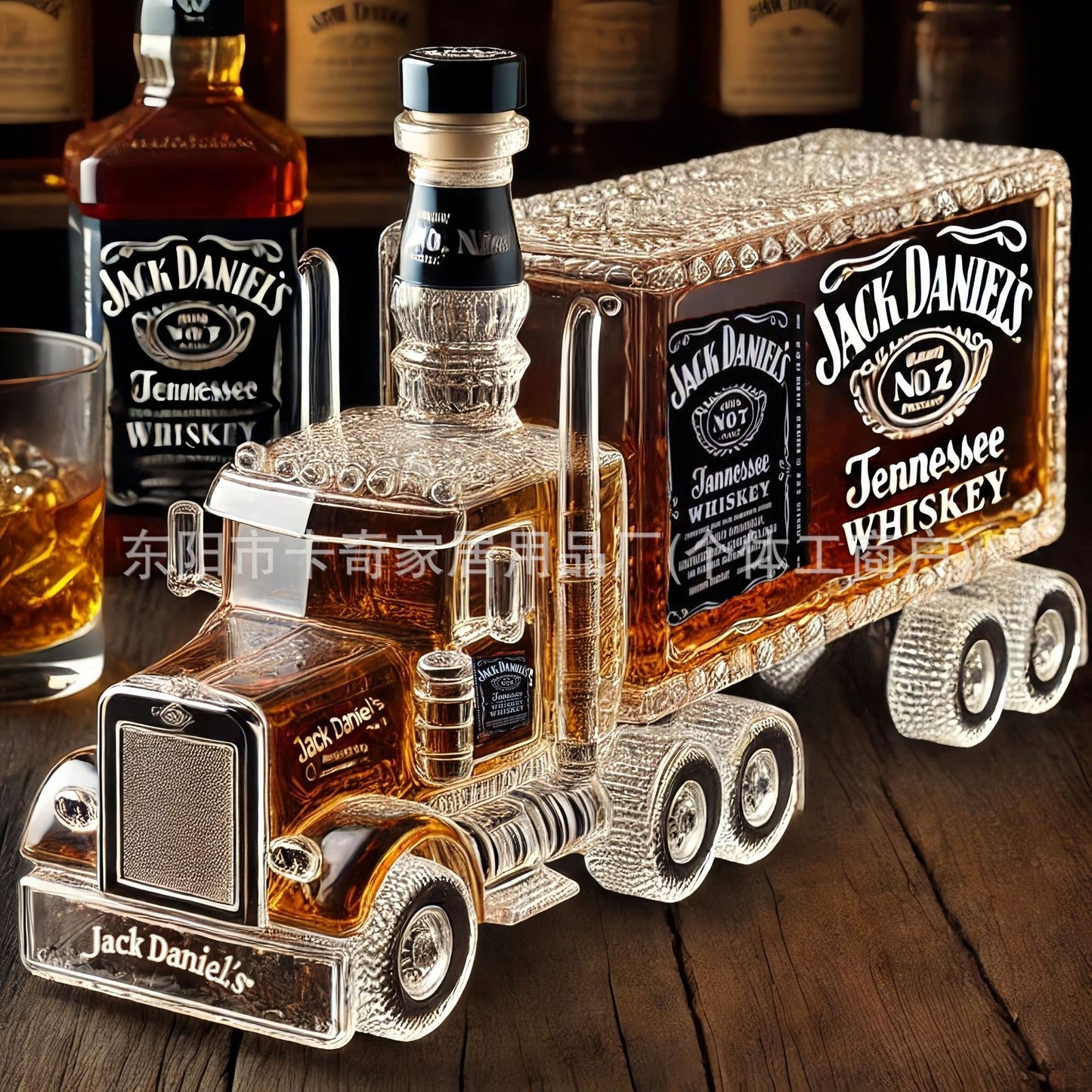🚚Butelka na whisky do ciężarówki