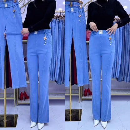 🏆【Kúp 1 a 1 zadarmo】👖【S-4XL】Dámske strečové džínsy s vysokým pásom