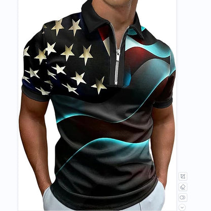 【S-6XL】😎Nové pánske polo tričko s krátkym rukávom 2024 