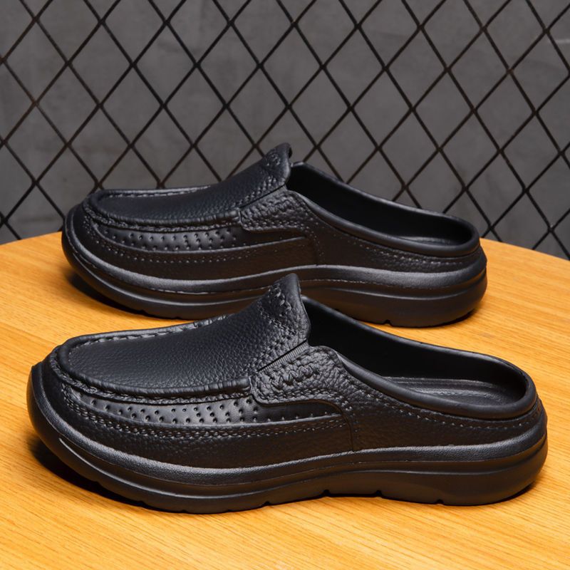 👞🔥【39-45】Novinka na rok 2026，Jednoduché pánské sandály casual s polovičními zuby