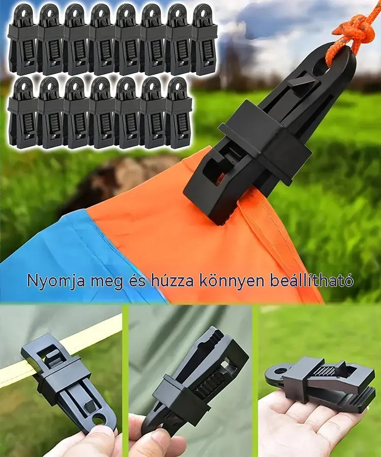 🏡🌿[50 db] Kerti napellenző háló rögzítő kapcsok, sátor rögzítő kapcsok
