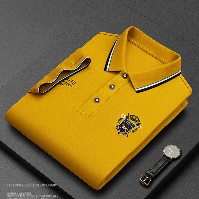 🔥【M-3XL】2024 Nowa męska koszulka polo z klapami