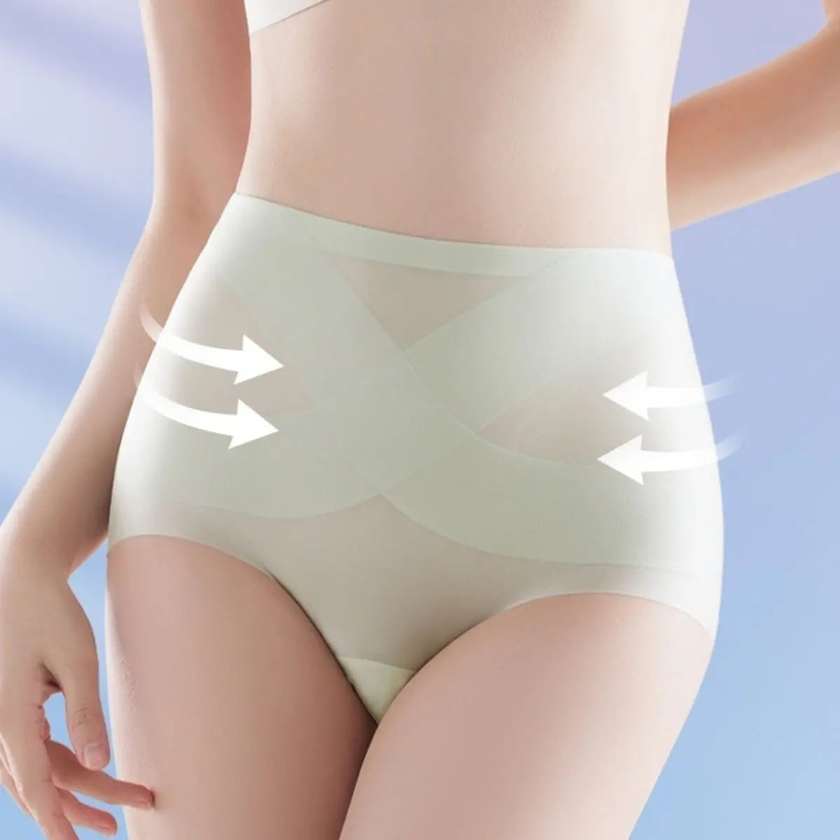 🔥🩲 【Kup jeden, a drugi dostaniesz gratis】【M-2XL】Bandaż kompresyjny z lodem – chłodna i bezszwowa bielizna, nie uciska brzucha, wygładza brzuch