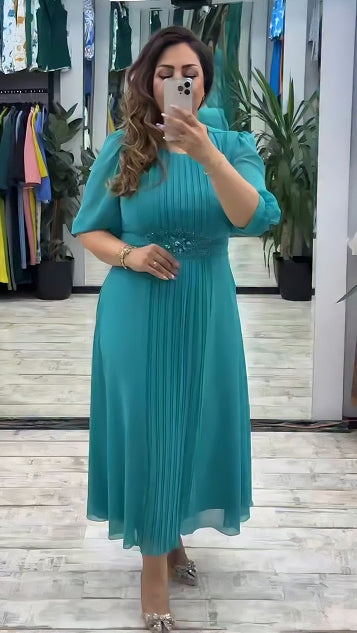 💥👗【S-5XL】Rochie nouă la modă, design clasic, elegantă și simplă