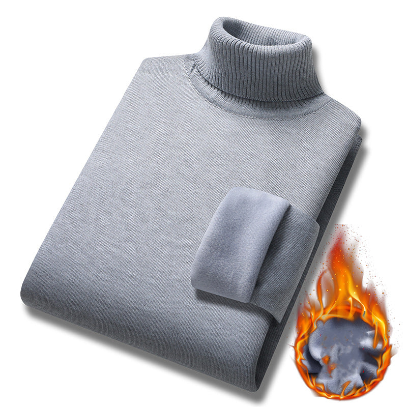 Nowym stylu, lekki, luksusowy męski sweter z golfem