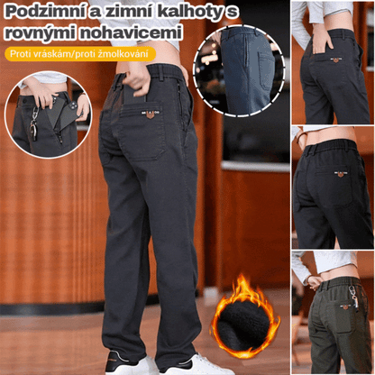 🔥🔥Nové jesenné/zimné vysoko kvalitné, štýlové, všestranné pánske nohavice voľného strihu