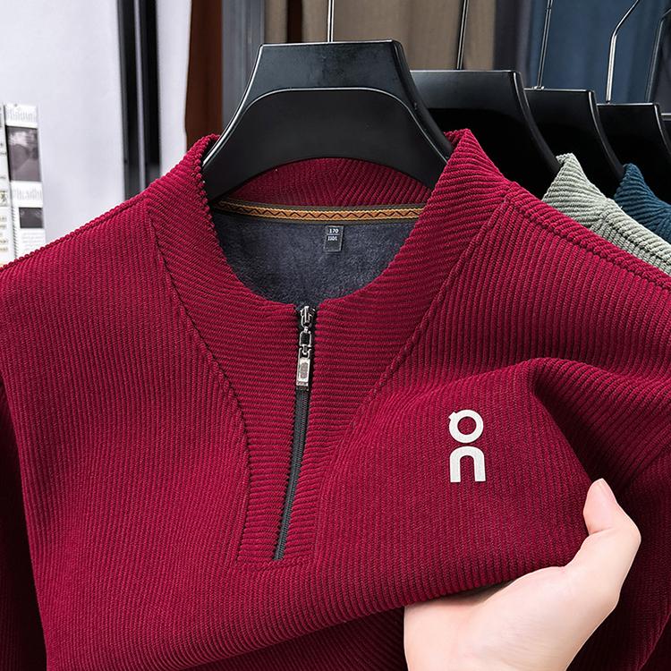 🔥【M-4XL】2026 Nowa, modna, gruba bluza polarowa z zamkiem do połowy